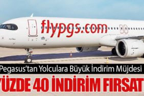 Pegasus’tan Yolculara Büyük İndirim Müjdesi: Yüzde 40 İndirim Fırsatı