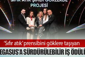 ‘Sıfır atık’ prensibini göklere taşıyan Pegasus’a Sürdürülebilir İş Ödülü