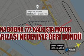 ANA Boeing 777, Kalkışta Motor Arızası Nedeniyle Geri Döndü
