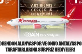 Corendon Alanyaspor ve Onvo Antalyaspor Taraftarlarına Sürpriz Hediyeler!