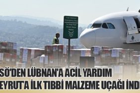 DSÖ'den Lübnan'a Acil Yardım: Beyrut’a İlk Tıbbi Malzeme Uçağı İndi