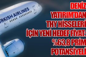 Deniz Yatırım’dan THY Hisseleri İçin Yeni Hedef Fiyat: %63,8 Prim Potansiyeli