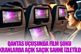 Qantas Uçuşunda Film Şoku: Ekranlarda Açık Saçık Sahne İzletildi