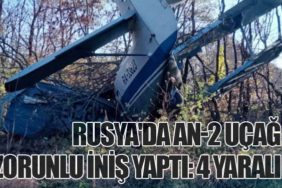 Rusya'da An-2 Uçağı Zorunlu İniş Yaptı: 4 Yaralı