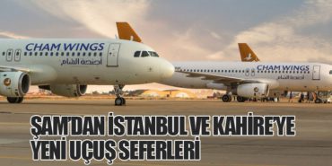 Şam’dan İstanbul ve Kahire’ye Yeni Uçuş Seferleri