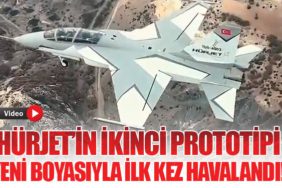HÜRJET’in İkinci Prototipi Yeni Boyasıyla İlk Kez Havalandı!
