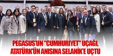 Pegasus’un “Cumhuriyet” Uçağı, Atatürk’ün Anısına Selanik’e Uçtu
