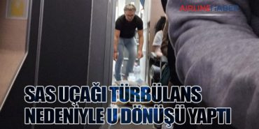 SAS Uçağı Türbülans Nedeniyle U Dönüşü Yaptı