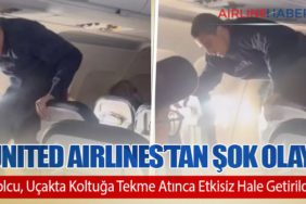 United Airlines’tan Şok Olay: Yolcu, Uçakta Koltuğa Tekme Atınca Etkisiz Hale Getirildi