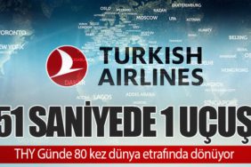 51 Saniyede 1 Uçuş: THY Günde 80 kez dünya etrafında dönüyor