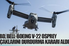 ABD, Bell-Boeing V-22 Osprey Uçaklarını durdurma kararı aldı