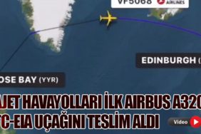 AJet Havayolları İlk Airbus A320 TC-EIA Uçağını Teslim Aldı