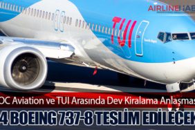 BOC Aviation ve TUI Arasında Dev Kiralama Anlaşması: 14 Boeing 737-8 Teslim Edilecek