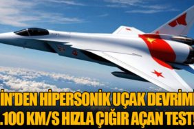 Çin’den Hipersonik Uçak Devrimi: 8.100 km/s Hızla Çığır Açan Test!
