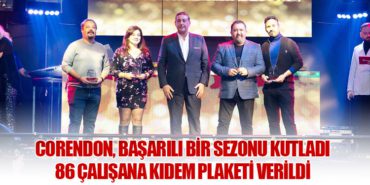 Corendon, Başarılı Bir Sezonu Kutladı. 86 Çalışana Kıdem Plaketi Verildi