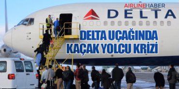 Delta Uçağında Kaçak Yolcu Krizi