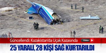Güncellendi: Kazakistan’da Uçak Kazasında 25 Yaralı, 28 Kişi Sağ Kurtarıldı
