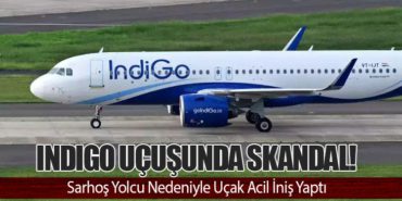 IndiGo Uçuşunda Skandal! Sarhoş Yolcu Nedeniyle Uçak Acil İniş Yaptı