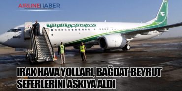 Irak Hava Yolları, Bağdat-Beyrut Seferlerini Askıya Aldı