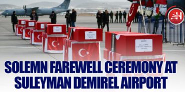 Isparta’da Helikopter Kazasında Şehit Olan Askerler İçin Uğurlama Töreni Düzenlendi