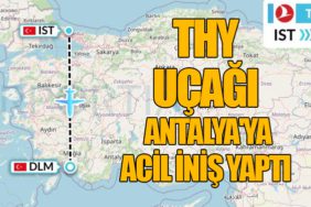 Türk Hava Yolları Uçağı Antalya'ya Acil İniş Yaptı