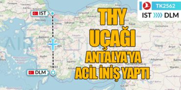 Türk Hava Yolları Uçağı Antalya’ya Acil İniş Yaptı