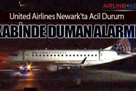 United Airlines Newark'ta Acil Durum: Kabinde Duman Alarmı