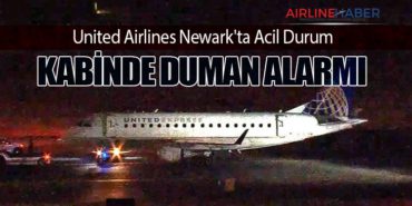 United Airlines Newark’ta Acil Durum: Kabinde Duman Alarmı