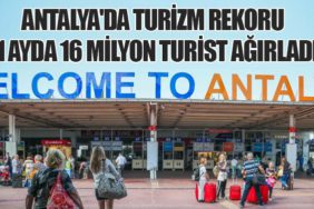 Antalya'da Turizm Rekoru: 11 Ayda 16 Milyon Turist Ağırladı