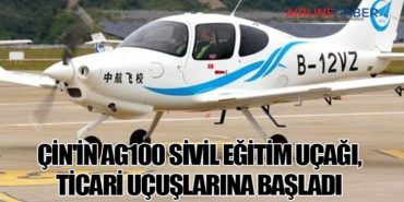 Çin’in AG100 Sivil Eğitim Uçağı, Ticari Uçuşlarına Başladı