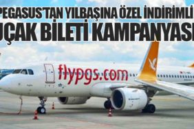 Pegasus’tan Yılbaşına Özel İndirimli Uçak Bileti Kampanyası