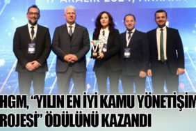 SHGM, "Yılın En İyi Kamu Yönetişim Projesi" Ödülünü Kazandı