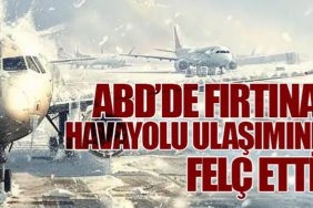 ABD’de Fırtına Havayolu Ulaşımını Felç Etti