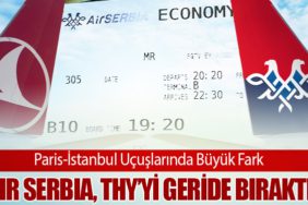 Paris-İstanbul Uçuşlarında Büyük Fark: Air Serbia, THY’yi Geride Bıraktı