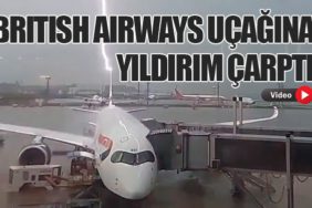 British Airways Uçağına Yıldırım Çarptı