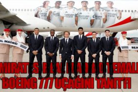 Emirates, Real Madrid Temalı Boeing 777 Uçağını Tanıttı