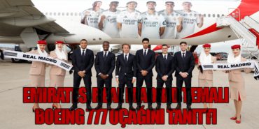 Emirates, Real Madrid Temalı Boeing 777 Uçağını Tanıttı