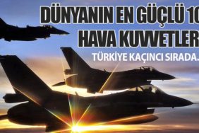 Dünyanın En Güçlü 10 Hava Kuvvetleri
