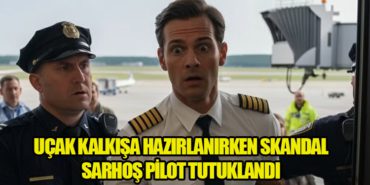 Uçak Kalkışa Hazırlanırken Skandal: Sarhoş Pilot Tutuklandı