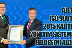 AJet, ISO 9001:2015 Kalite Yönetim Sistemi Belgesi’ni Aldı