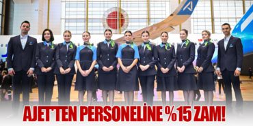 AJet’ten Personeline Yüzde 15 Zam!