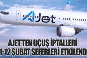 AJet’ten Uçuş İptalleri: 11-12 Şubat Seferleri Etkilendi