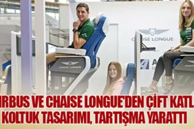Airbus ve Chaise Longue'den Çift Katlı Koltuk Tasarımı, Tartışma Yarattı