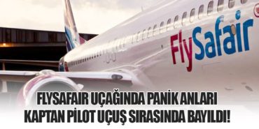 Flysafair Uçağında Panik Anları: Kaptan Pilot Uçuş Sırasında Bayıldı!