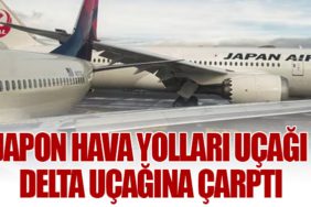 Havalimanı’nda Tehlikeli Anlar: Japon Hava Yolları Uçağı Delta Uçağına Çarptı