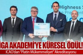 İGA Akademi’ye Küresel Ödül! ICAO’dan “Platin Mükemmeliyet” Akreditasyonu