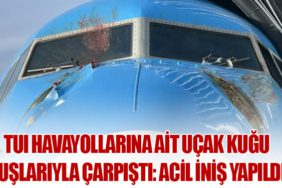 Tui Havayollarına Ait Uçak Kuğu Kuşlarıyla Çarpıştı: Acil İniş Yapıldı