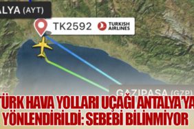 Türk Hava Yolları Uçağı Antalya’ya Yönlendirildi: Sebebi Bilinmiyor