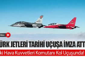 Türk Jetleri Tarihi Uçuşa İmza Attı. İki Hava Kuvvetleri Komutanı Kol Uçuşunda!