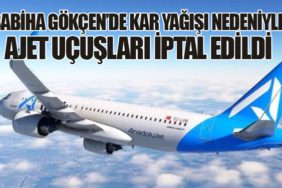 Sabiha Gökçen’de Kar Yağışı Nedeniyle AJet Uçuşları İptal Edildi